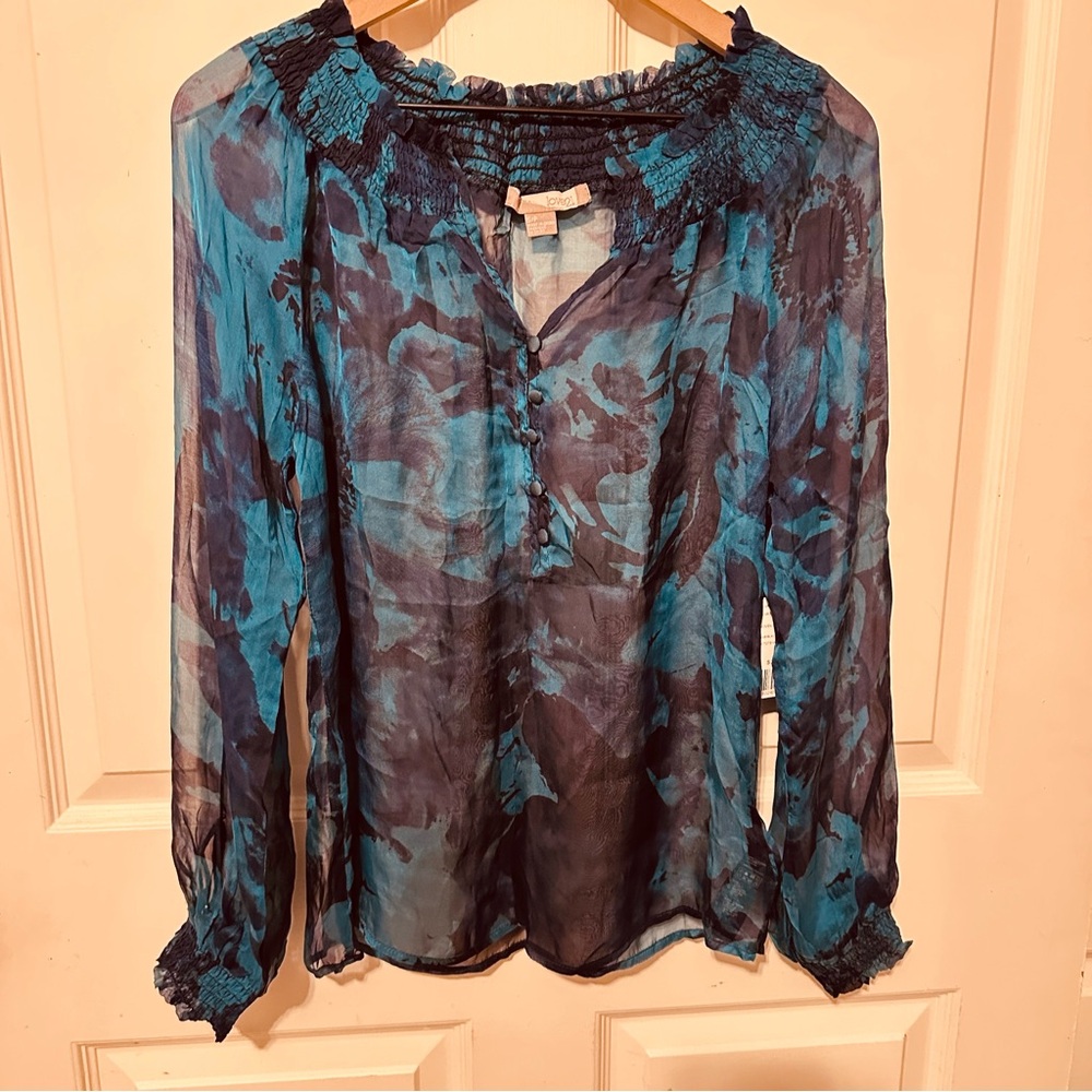 Vintage | Top | Silk Printed Top - Picture 7 of 7